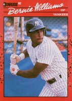 1990 Donruss #689 Bernie Williams Baseball Card