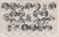 1900 Postcards & Trade # 1910 Chicago Cubs National League Champs Baseball Card