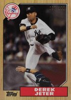 2020 Topps Transcendent Collection VIP Party Derek Jeter Through the Years #1987 Derek Jeter Baseball Card