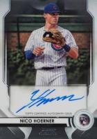 2020 Bowman Sterling Rookie Autographs #NH Nico Hoerner Baseball Card
