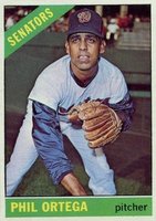 1966 Topps #416 Phil Ortega Baseball Card