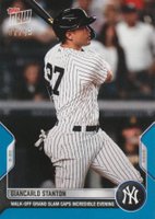 2022 Topps Now #930 Giancarlo Stanton Blue Baseball Card