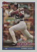 1991 Topps #414 Sammy Sosa Baseball Card