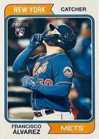 2023 Topps Heritage #388 Francisco Alvarez Image Variation Baseball Card