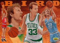 1992 Upper Deck Heroes #27 Larry Bird Basketball Card