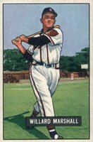 1951 Bowman #98 Willard Marshall Baseball Card