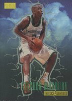 1997 Skybox Premium Thunder & Lightning #1 Stephon Marbury Basketball Card