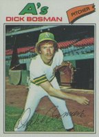 1977 Topps #101 Dick Bosman Baseball Card