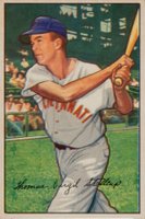 1952 Bowman #6 Virgil (Red) Stallcup Baseball Card