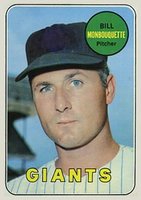 1969 Topps #64 Bill Monbouquette Baseball Card