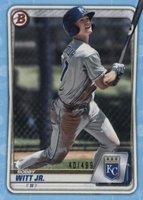 2020 Bowman Draft #BD152 Bobby Witt Jr. Sky Blue Baseball Card