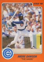 1988 Star Promos # Andre Dawson Blank Back Glossy Baseball Card