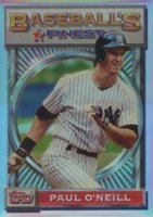 1993 Finest #170 Paul O'Neill Refractor Baseball Card