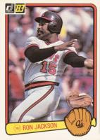 1983 Donruss #639 Ron Jackson A's in Glove Baseball Card