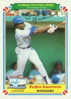 1983 Drake's #9 Pedro Guerrero Baseball Card