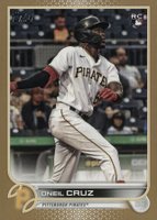 2022 Topps #537 Oneil Cruz Gold Baseball Card