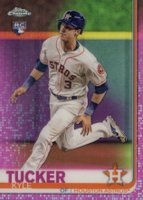 2019 Topps Chrome #39 Kyle Tucker Running-Pink Refractor Baseball Card
