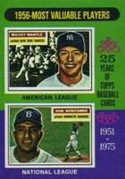 1975 Topps Mini #194 1956 MVP's Baseball Card