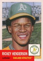 2018 Topps Living #28 Rickey Henderson Baseball Card