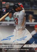 2018 Topps Now  #403B Ronald Acuna Autograph Baseball Card