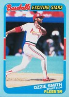 1989 Fleer Exciting Stars #38 Ozzie Smith Baseball Card