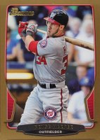 2013 Bowman #150 Bryce Harper Gold Baseball Card