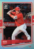 2020 Panini Donruss Optic #142 Mike Trout Holo Baseball Card