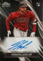 2024 Topps Chrome Black Autographs #JL Jordan Lawlar Baseball Card