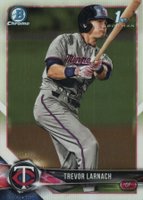 2018 Bowman Draft #BDC70 Trevor Larnach Chrome Baseball Card