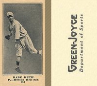 1916 Green-Joyce #151 Babe Ruth Baseball Card