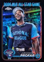 2024 Topps Chrome Update 2024 All-Star Game Chrome #15 Jurickson Profar Black Refractor Baseball Card