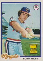 1978 Topps #23 Bump Wills Baseball Card