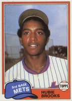 1981 Topps #742 Hubie Brooks Traded Baseball Card