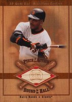 2001 SP Game Bat Milestone Bound for the Hall #B-BB Barry Bonds Bat Baseball Card