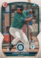 2023 Bowman 1st Edition #BPPF58 Lazaro Montes Baseball Card