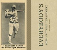 1916 Everybody's #9 J. Franklin Baker Baseball Card