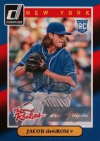 2014 Donruss the Rookies #74 Jacob DeGrom Autograph Baseball Card