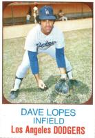 1975 Hostess #67 Dave Lopes Hand Cut Baseball Card