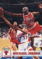 1993 Hoops #28 Michael Jordan Basketball Card