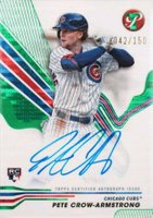 2024 Topps Pristine Pristine Autographs #PAPC Pete Crow-Armstrong Green Pristine Baseball Card
