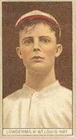 1912 Brown Backgrounds Broadleaf #112 Louis Lowdermilk Baseball Card