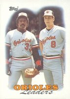 1988 Topps #51 Orioles Leaders Baseball Card