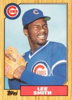 1987 Topps Tiffany #23 Lee Smith Baseball Card