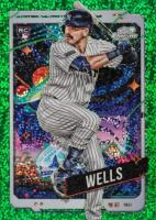 2024 Topps Chrome Cosmic #88 Austin Wells Green Space Dust Refractor Baseball Card