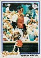 1978 Topps #60 Thurman Munson Baseball Card