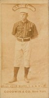 1887 Old Judge #478-7a John Ward Hands behind back-Capt. John-N.Y's. Baseball Card