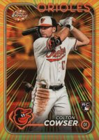 2024 Topps Chrome Radiating Rookies #RR4 Colton Cowser Baseball Card