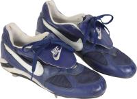 1980 Hall of Fame Player Game Used  # Rickey Henderson Cleats Baseball Card