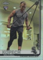 2019 Topps Chrome #17 Michael Kopech Exercising-Refractor Baseball Card