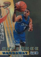 1996 Bowman's Best Shots  #BS7 Anfernee Hardaway Refractor Basketball Card